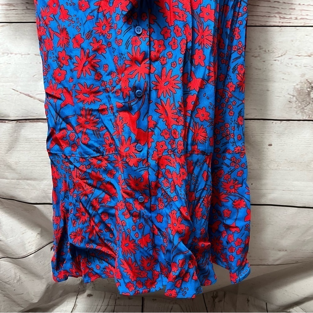 NWT Hobbs London CARLA FLORAL MIDI DRESS Size 4 - Picture 7 of 12